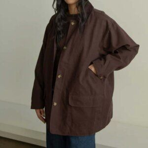 Gillian Stevens Kit Field Coat, size 2, Chocolate